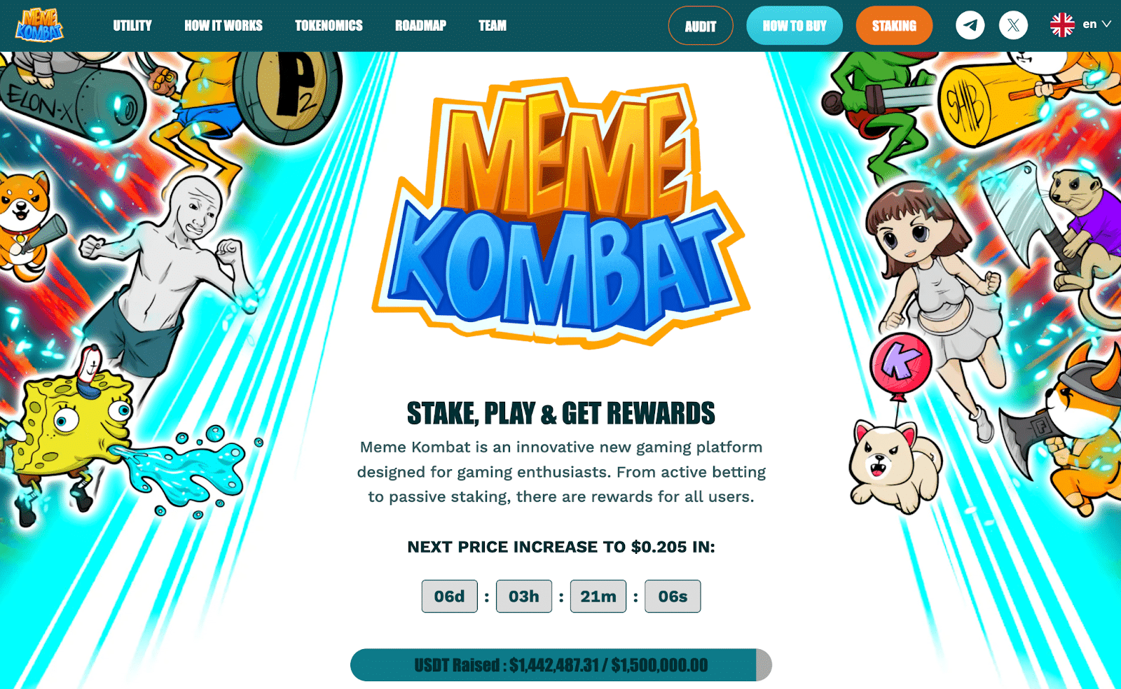 亚星体育登陆网址Pepepe币价格上涨25%Meme Kombat在独特的游戏平台上筹集了近150万美元　也许会有100倍的增加